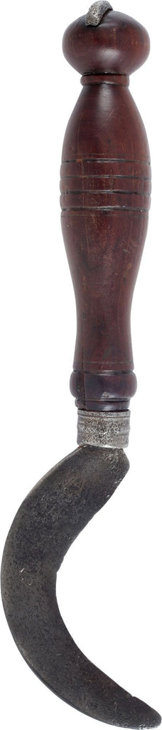 RARE SOUTH INDIAN HOOK KNIFE C.1800 - The History Gift Store