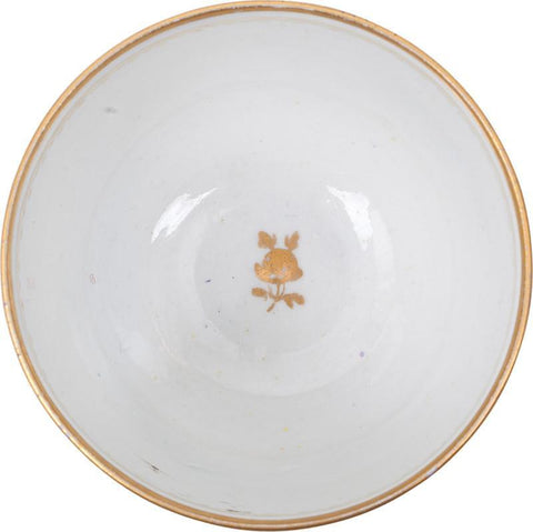 WORCESTER EXPORT PORCELAIN TEA BOWL AND UNDER BOWL - The History Gift Store